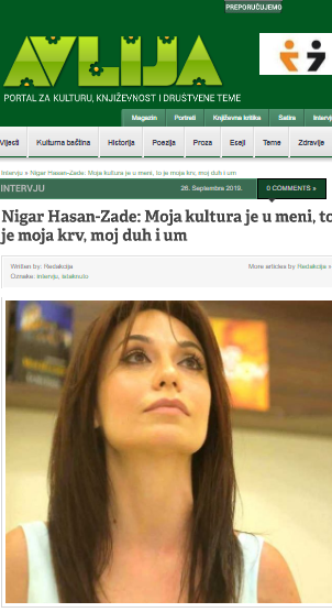 INTERVJU SA NIGAR HASAN-ZADE 